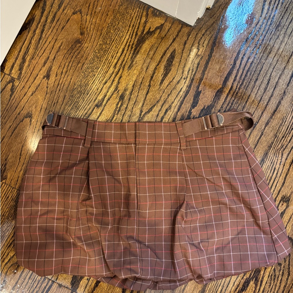 Free People Brown Mini Skirt
